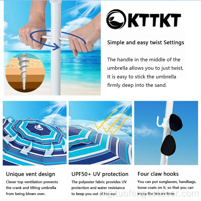 Outdoor Camping Beach Sunhade Umbrella